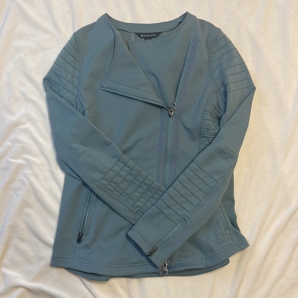 Athleta Moto Jacket Women’s Medium - Picture 2 of 3